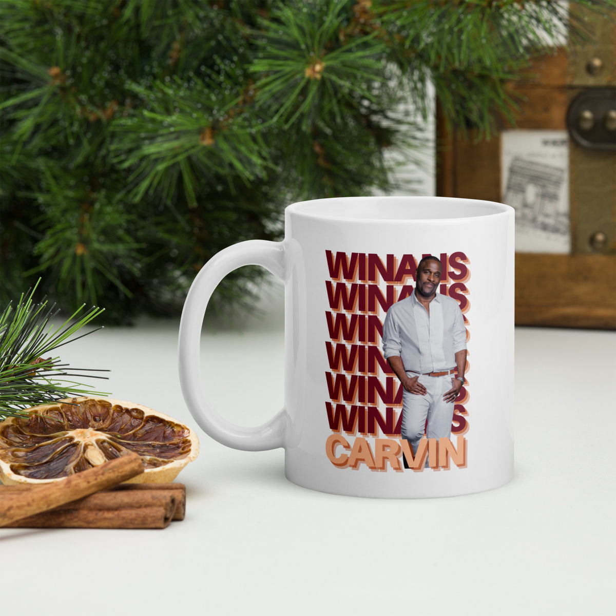 Carvin Winans - White Glossy Ceramic Mug